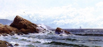  red - Crashing Waves Strand Alfred Thompson Bricher